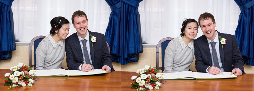 professional wedding photography for Ealing Town Hall
